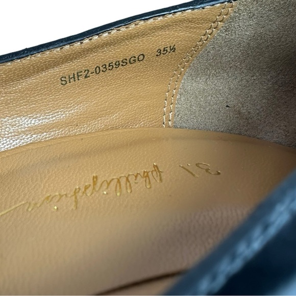 Women genuine PHILLIP LIM chunky heels shoes 35.5 5 black white two tone - Picture 13 of 13